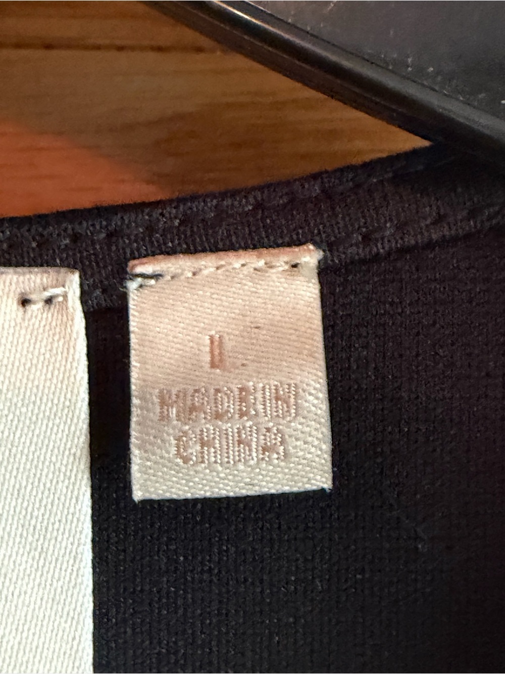 Vintage GLG black tie front vest Classic size large - Picture 5 of 7